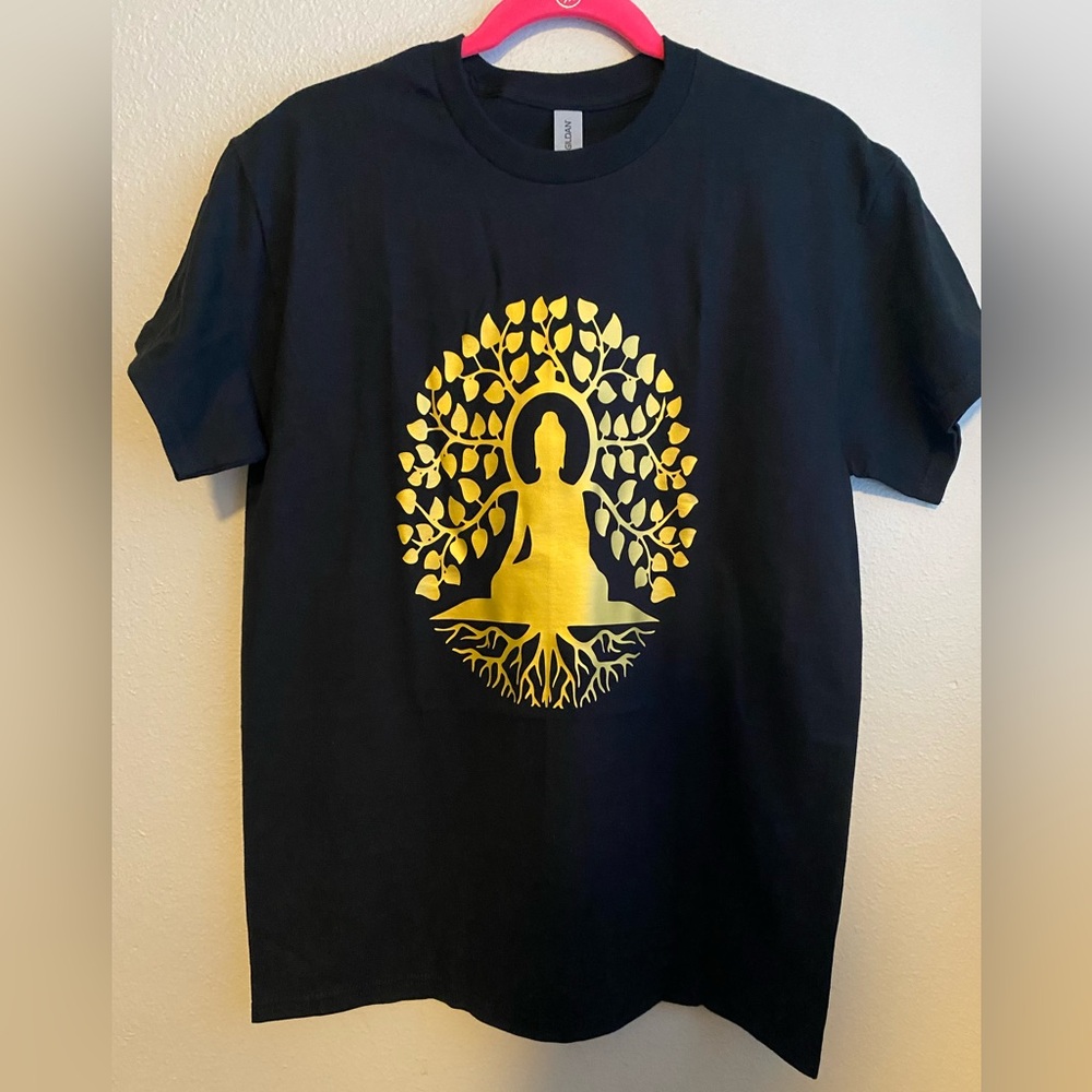 Asian Root Black T- Shirt